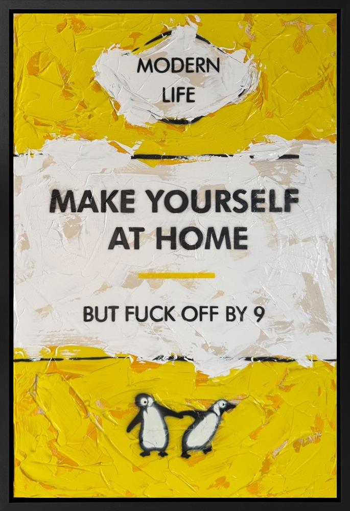 Hue Folk - 'Make Yourself At Home' - Framed Original Artwork