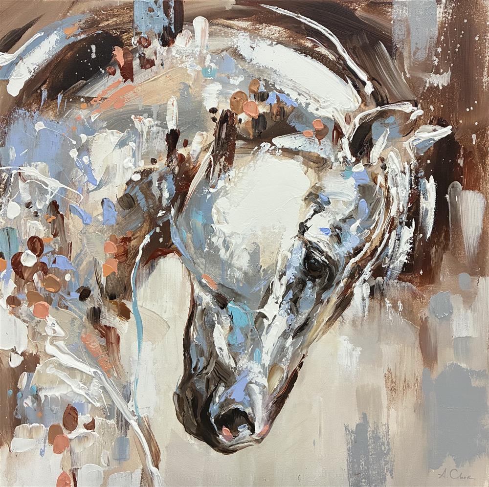 Anna Cher - 'Mallow' - Framed Original Artwork