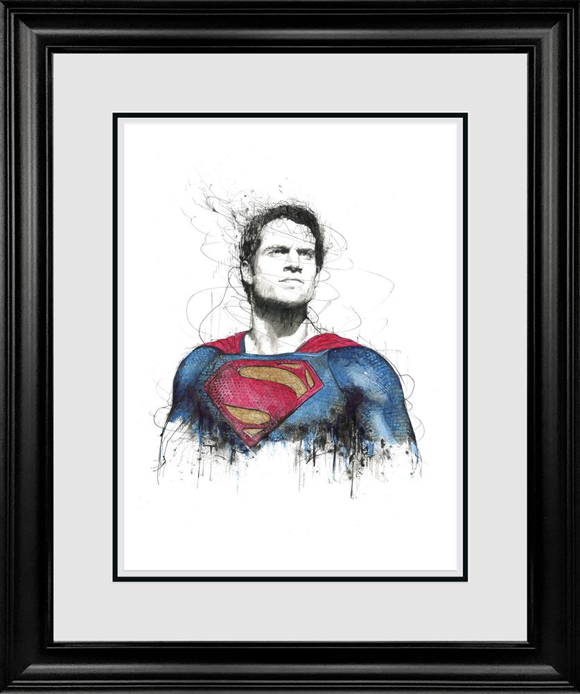 Scott Tetlow - 'Man Of Steel' - Framed Original Art