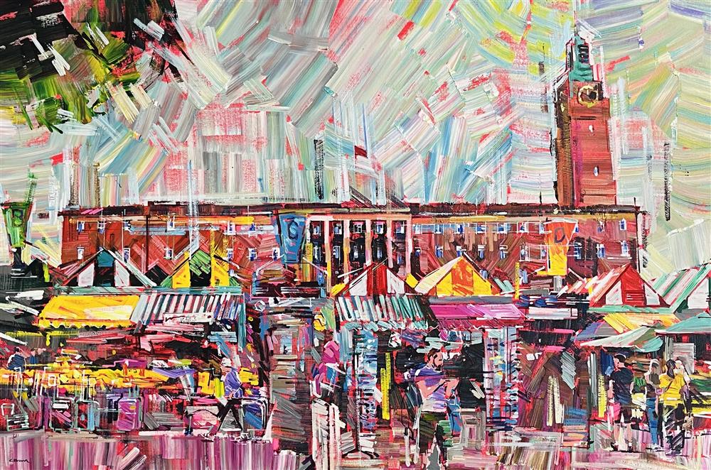 Colin Brown - 'Market Day' - Framed Original Art