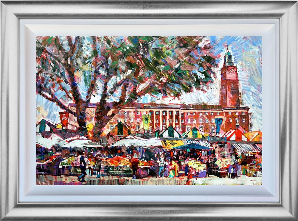 Colin Brown - 'Market Day' - Framed Original Art