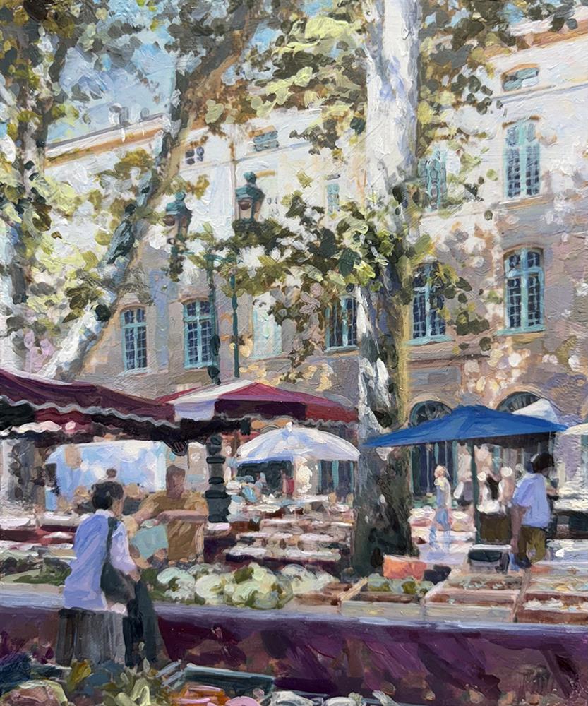 Rachele Dryden-Smith - 'Market Shadows III' - Framed Original Artwork