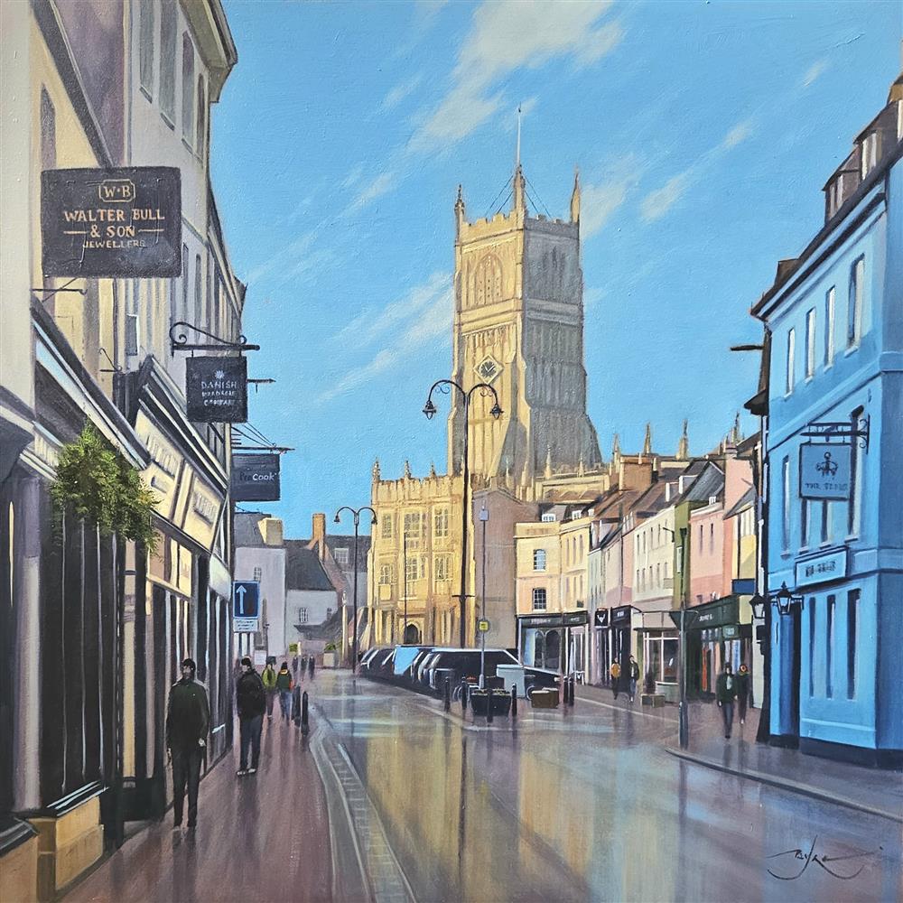 Ben Payne - 'Market Square' - Framed Original Art