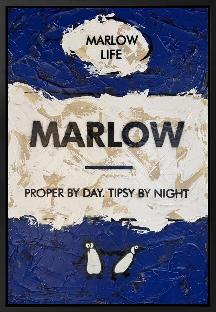 Hue Folk - 'Marlow' - Framed Original Artwork