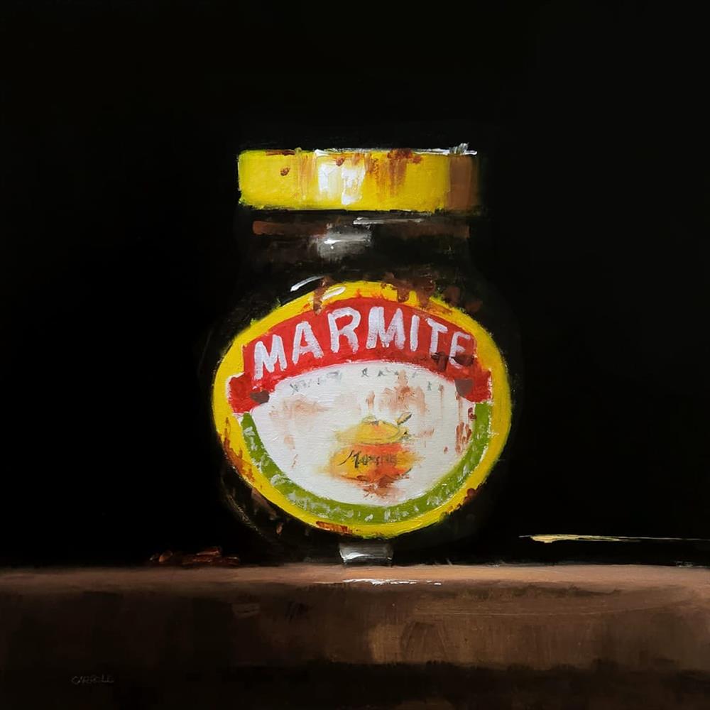 Neil Carroll - 'Marmite Jar' - Framed Original Artwork