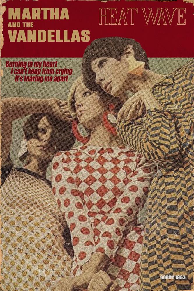 Linda Charles - 'Martha And The Vandellas' - Framed Original Artwork