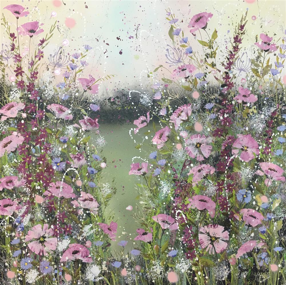Jane Morgan - 'Meadow Escape' - Framed Original Art