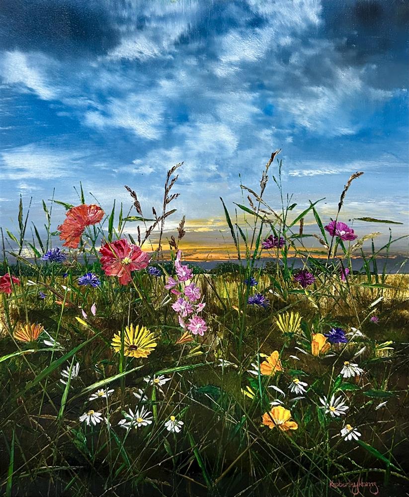 Kimberley Harris - 'Meadow Hymn' - Framed Original Art