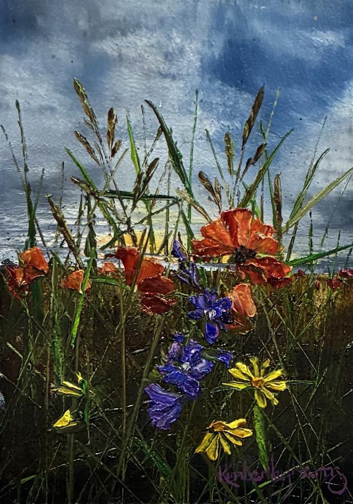 Kimberley Harris - 'Meadow In Wild Colour' - Framed Original Artwork