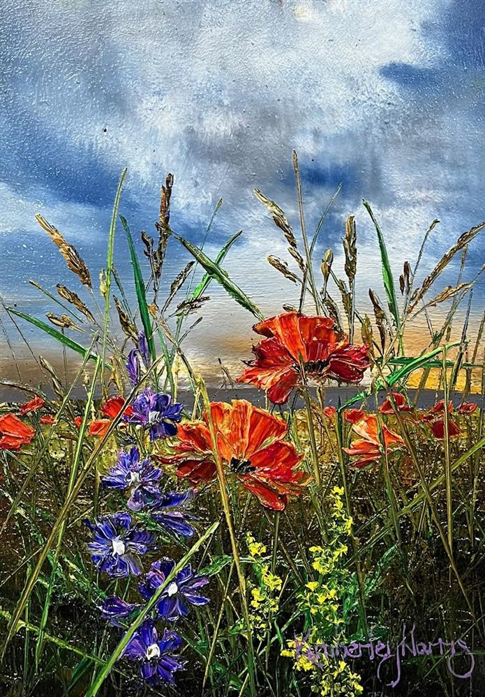 Kimberley Harris - 'Meadow Remembers' - Framed Original Artwork