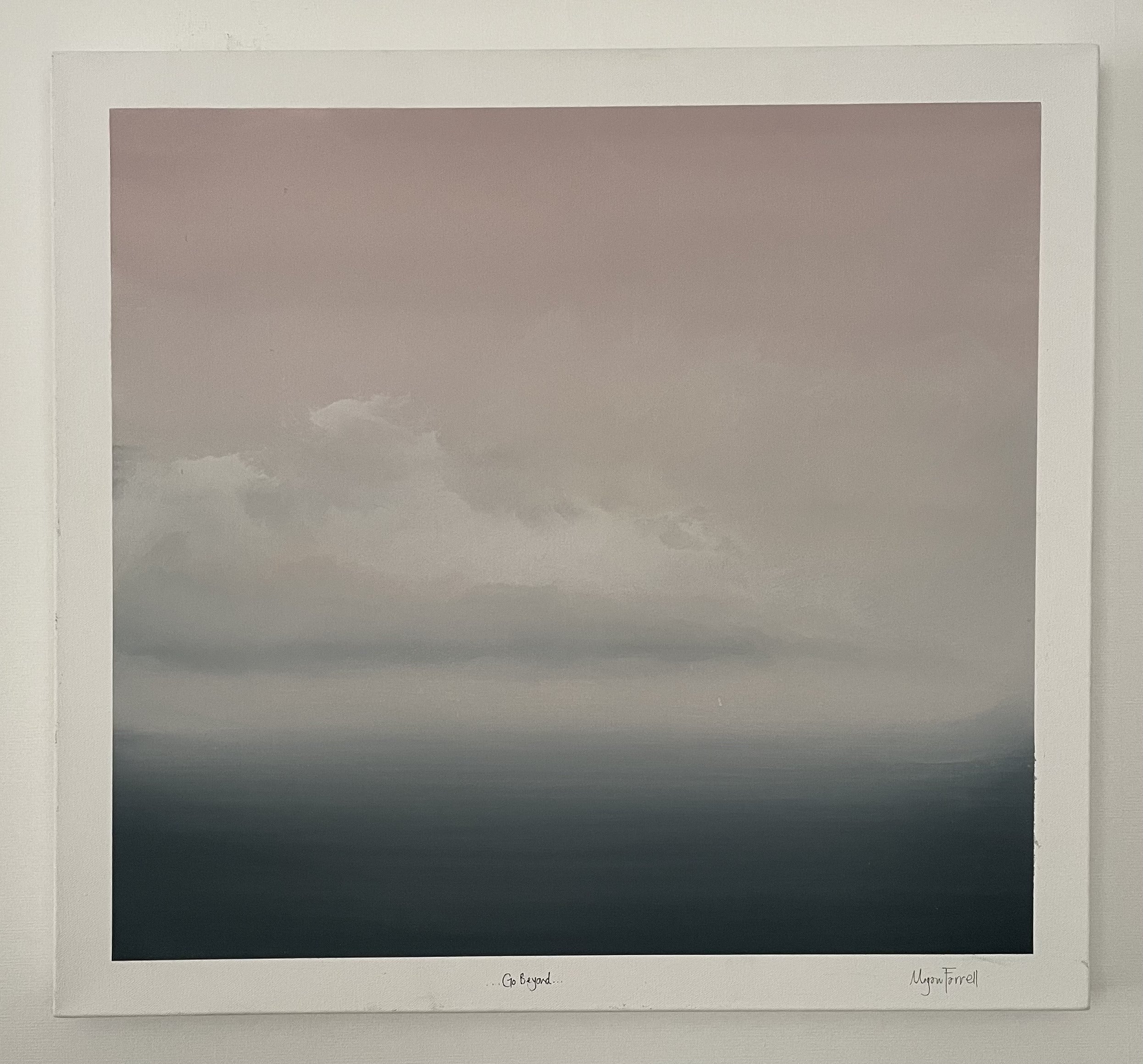Megan Farrell - 'Go Beyond' - Framed Original Artwork