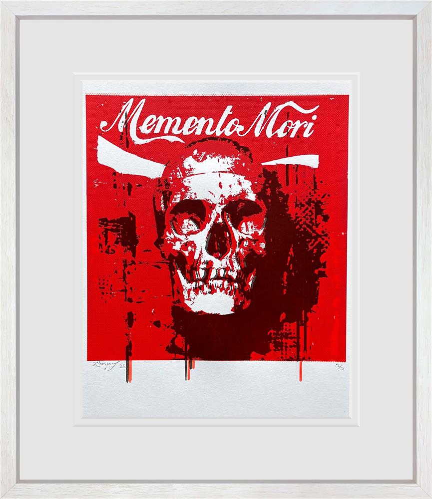 Zinsky - 'Memento Mori' - Framed Limited Edition Screenprint
