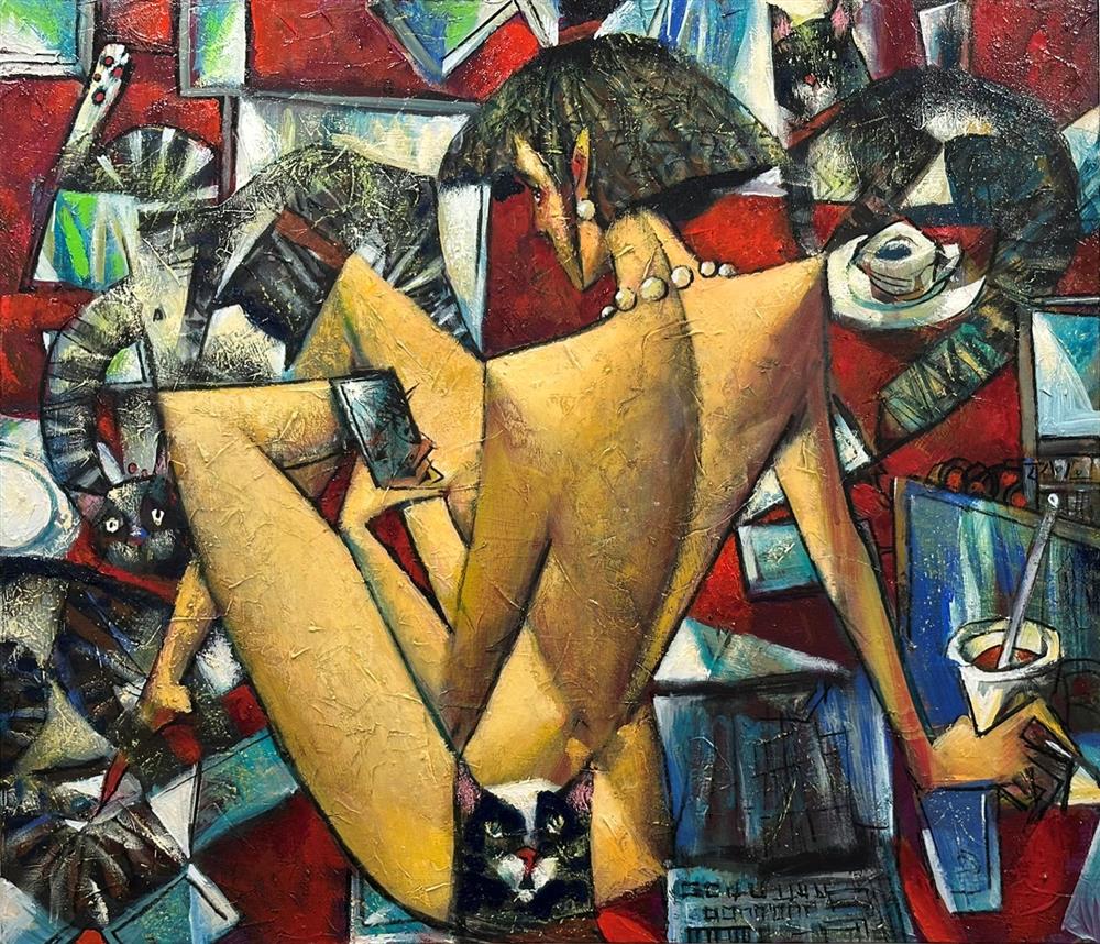 Andrei Protsouk - 'Messages' - Framed Original Art