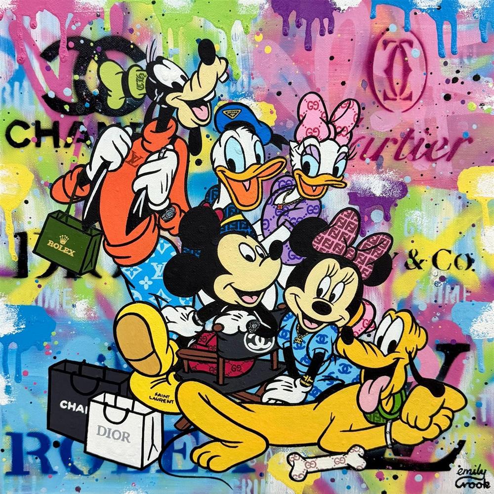 Emily Crook - 'Micky Mouse Members Club' - Framed Original Artwork