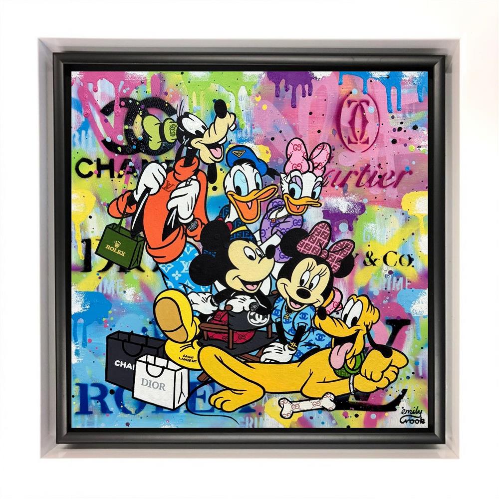 Emily Crook - 'Micky Mouse Members Club' - Framed Original Artwork