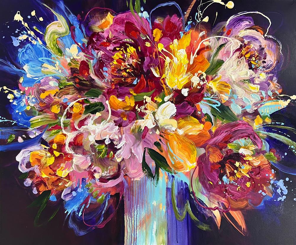 Anna Cher - 'Midnight Memories II' - Framed Original Artwork