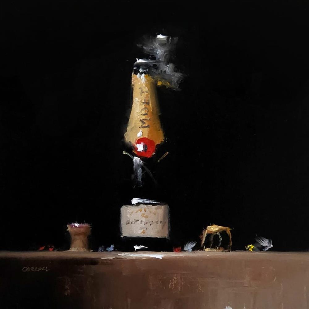 Neil Carroll - 'Moet And Cork' - Framed Original Artwork