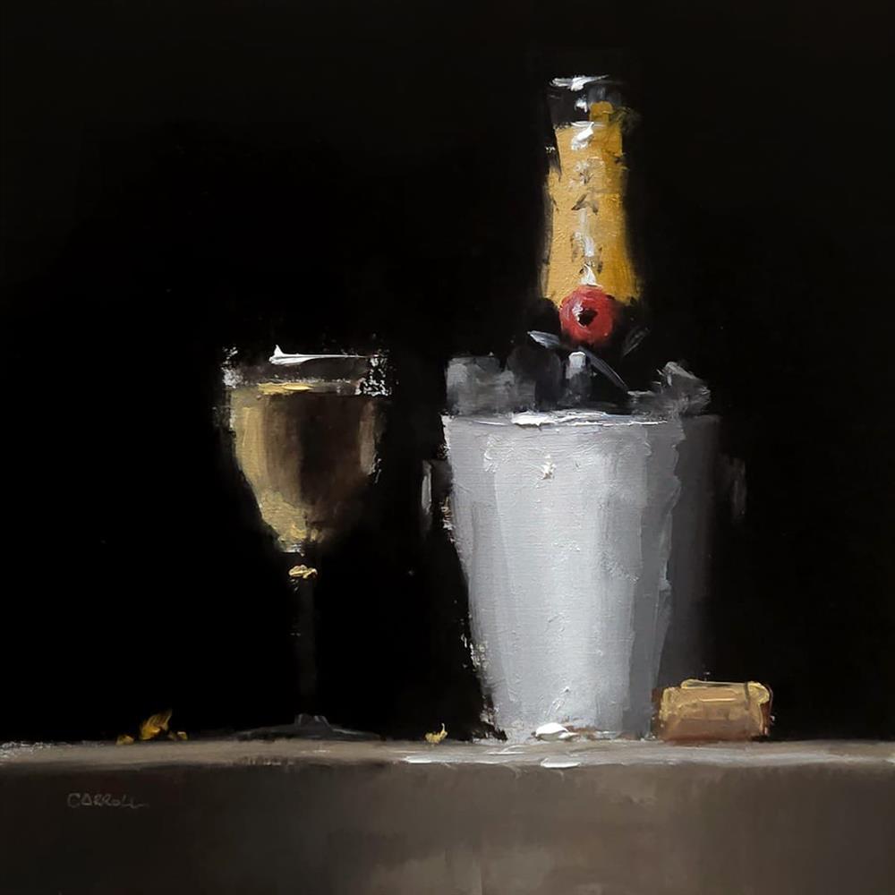 Neil Carroll - 'Moet On Ice' - Framed Original Artwork