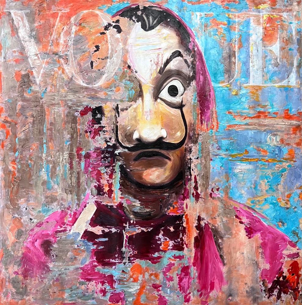 Sannib - 'Money Heist' - Framed Original Art