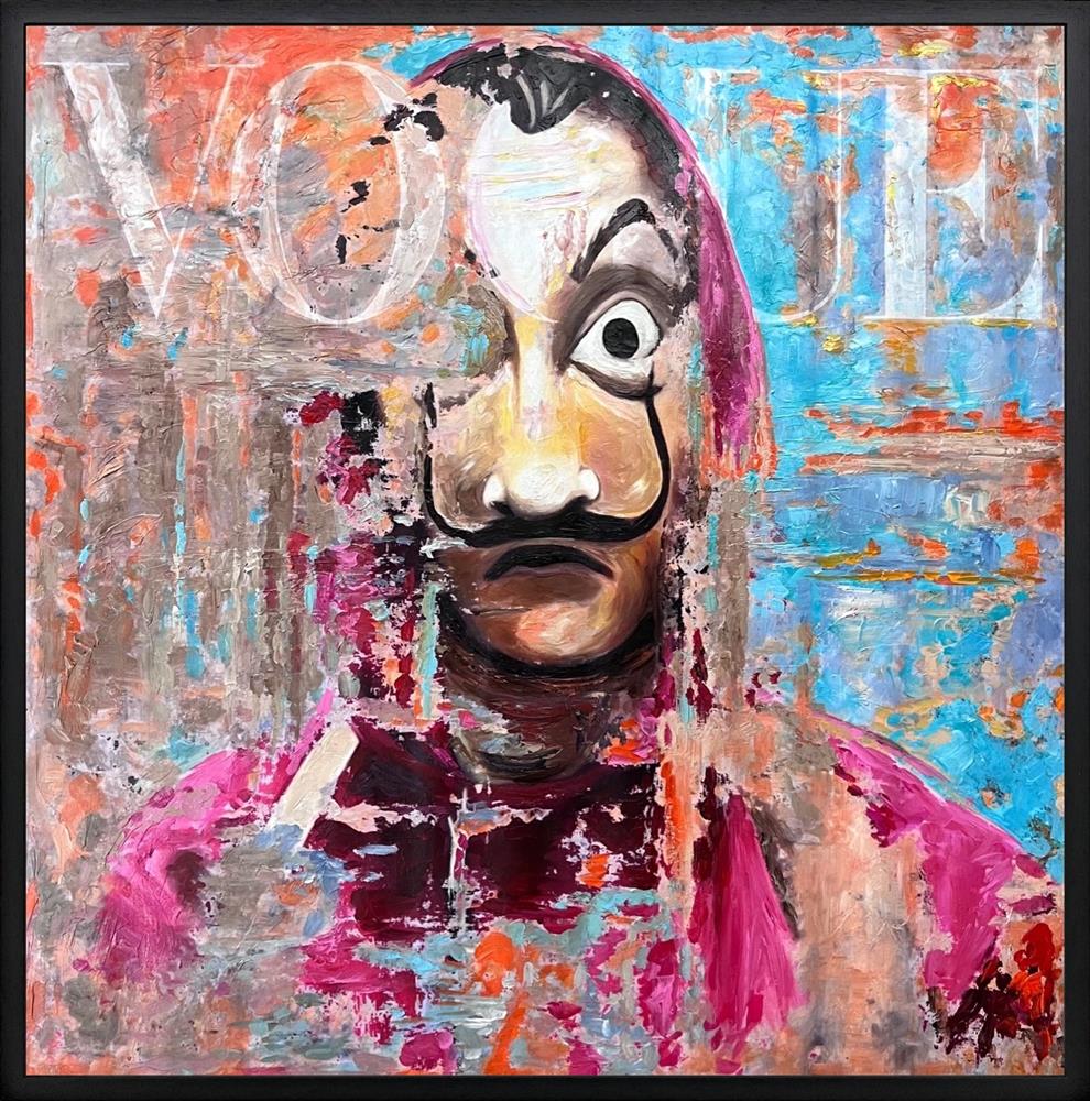 Sannib - 'Money Heist' - Framed Original Art