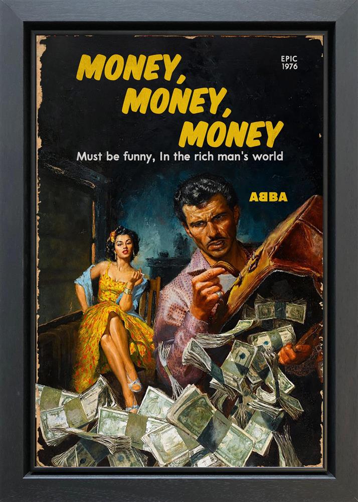 Linda Charles - 'Money, Money, Money' - Framed Original Artwork