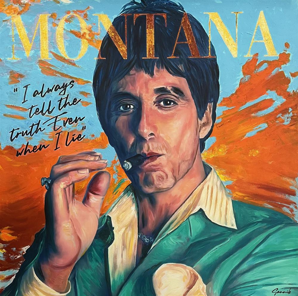 Sannib - 'Montana' - Framed Original Art