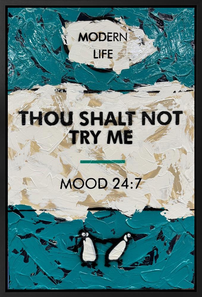 Hue Folk - 'Mood 24:7 ' - Framed Original Artwork