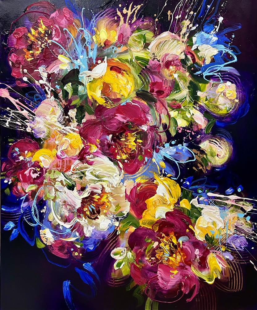 Anna Cher - 'Moonlight Hope' - Framed Original Artwork