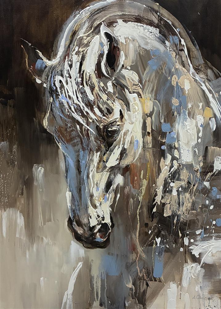 Anna Cher - 'Moonstone' - Framed Original Artwork
