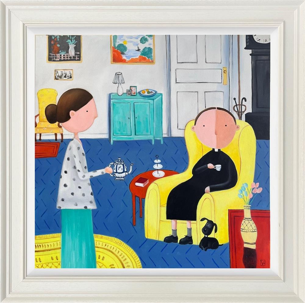 Michael Abrams - 'More Tea Vicar?' - Framed Original Artwork