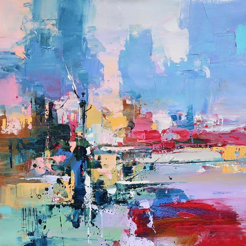Hervé Lenouvel  'Morning Light On The Valley' - Framed Original Artwork