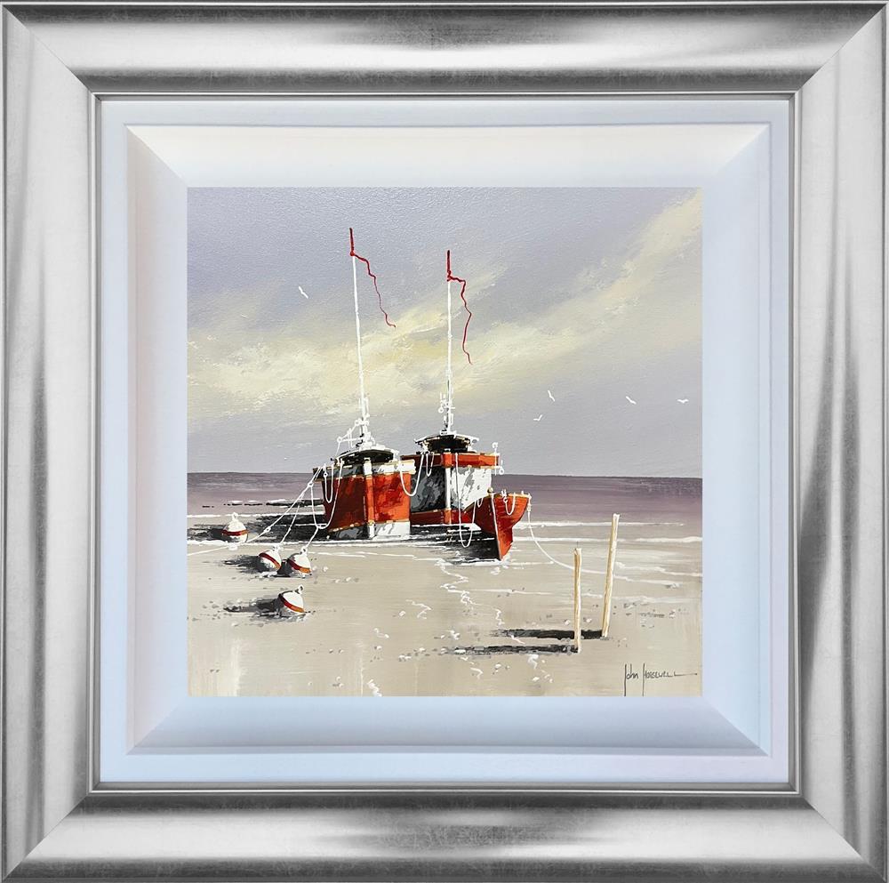 John Horsewell - 'Morning Moorings' - Framed Original Artwork