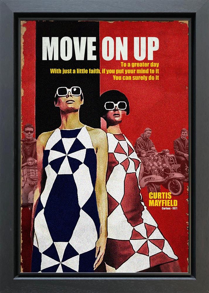 Linda Charles - 'Move On Up' - Framed Original Artwork