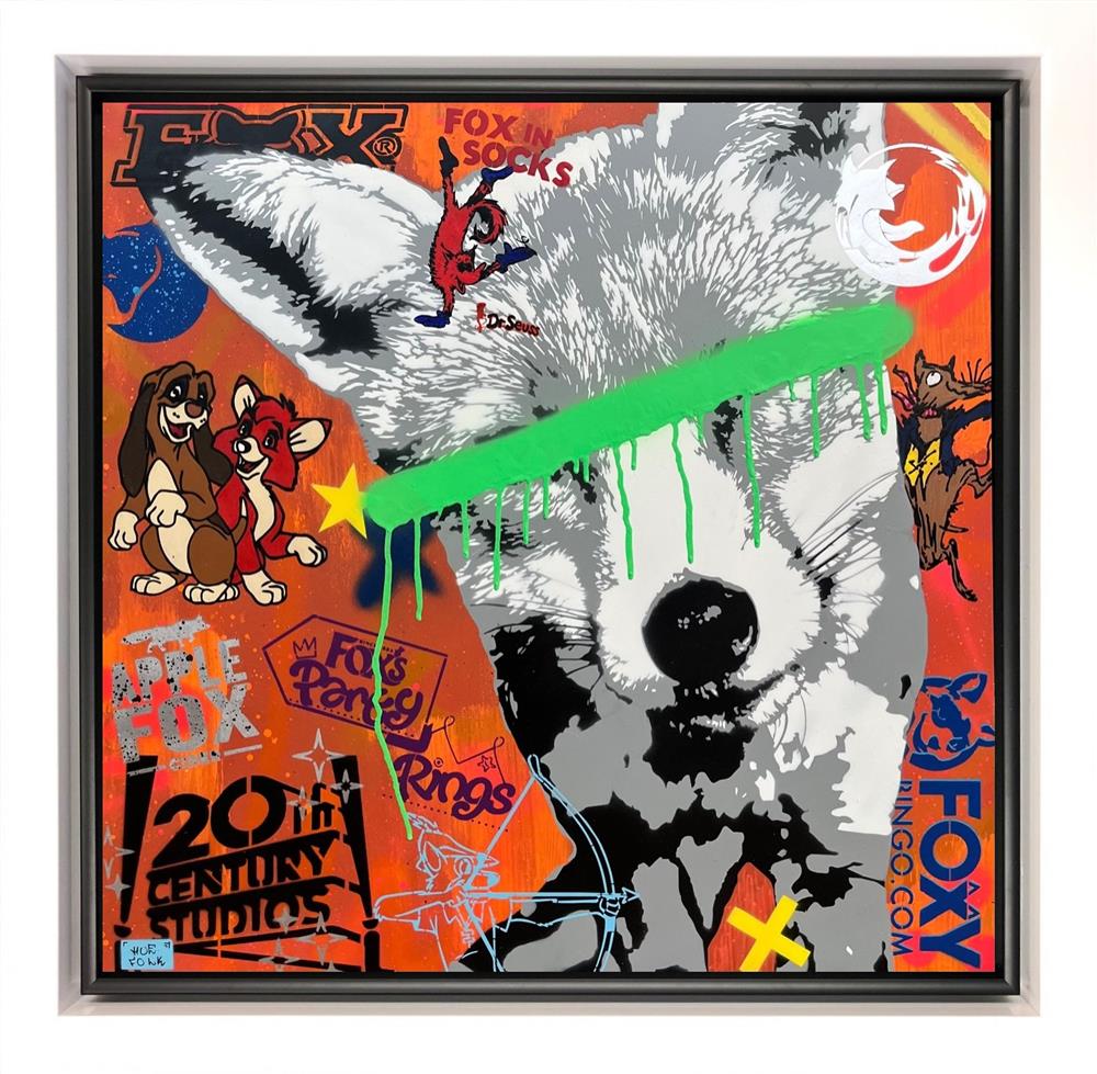 Hue Folk - 'Mr Fantastic' - Framed Original Artwork