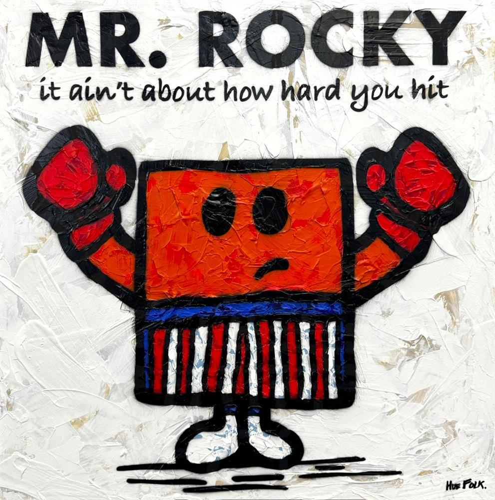 Hue Folk - 'Mr. Rocky - The Untold Stories' - Framed Original Artwork