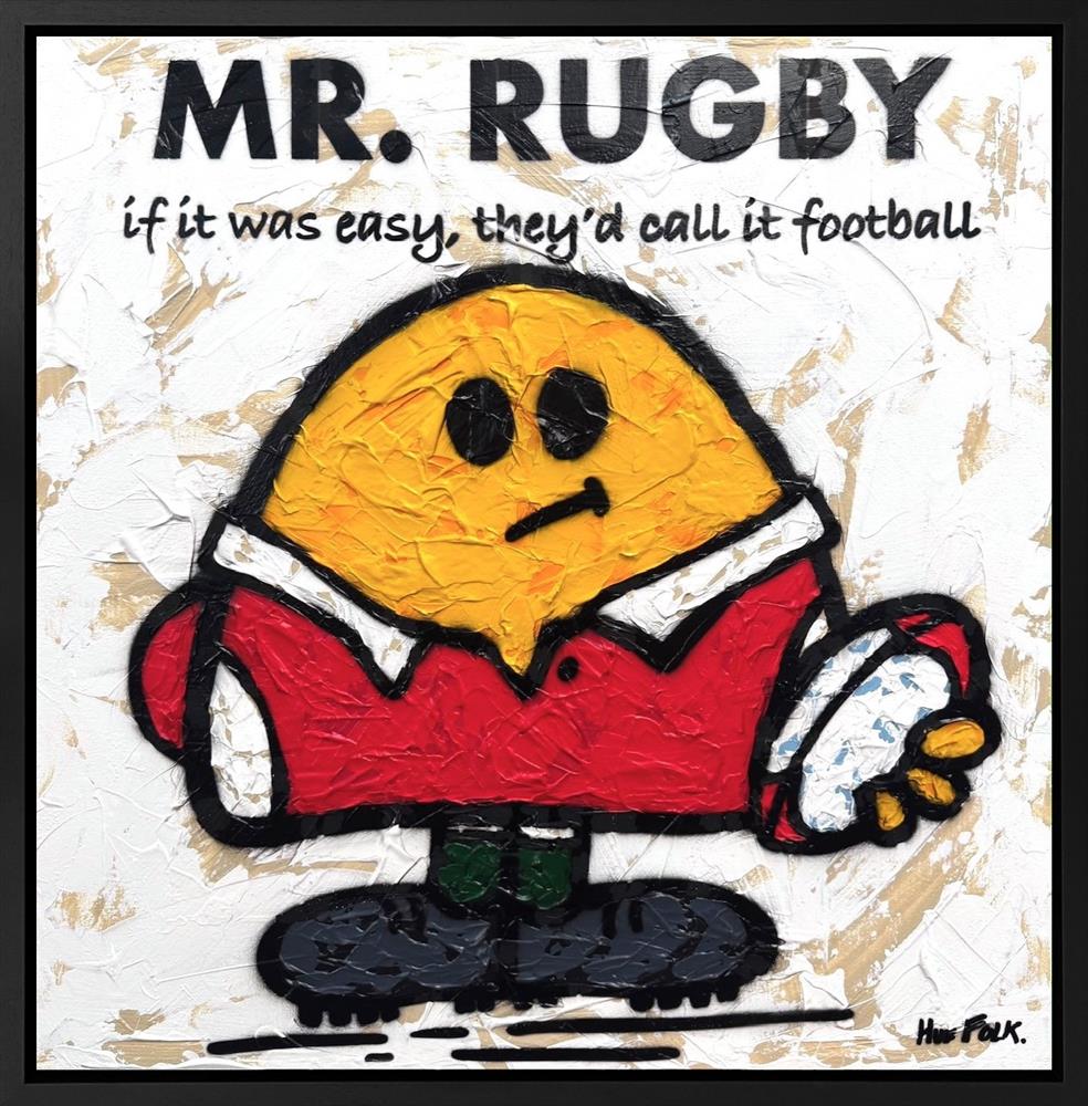 Hue Folk - 'Mr Rugby - The Untold Stories' - Framed Original Artwork