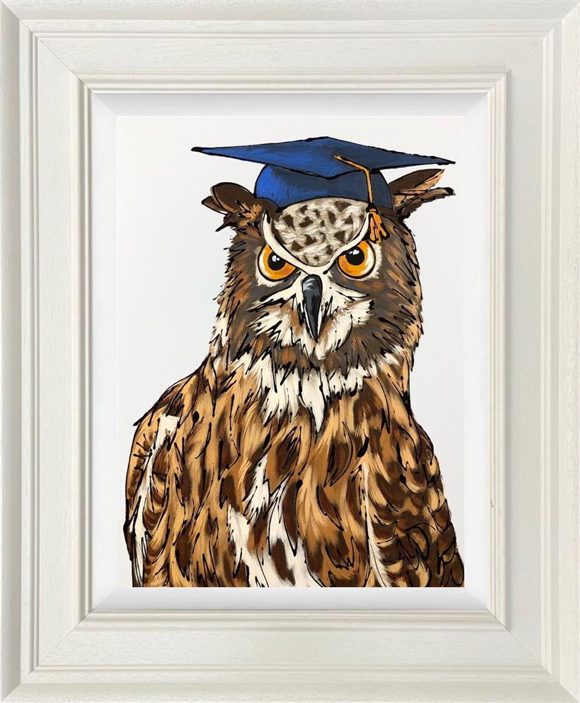 Amy Louise - 'Mr Wise' - Framed Original Artwork