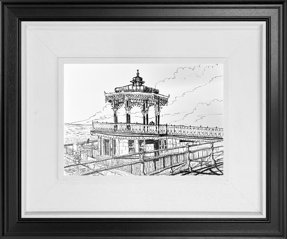 Nigel Cooke - 'Music By The Sea - Study' - Framed Original Artwork