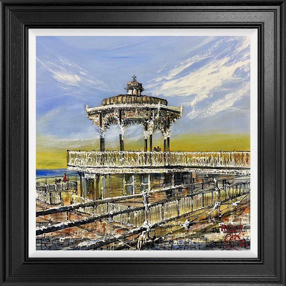 Nigel Cooke - 'Music By The Sea' - Framed Original Artwork