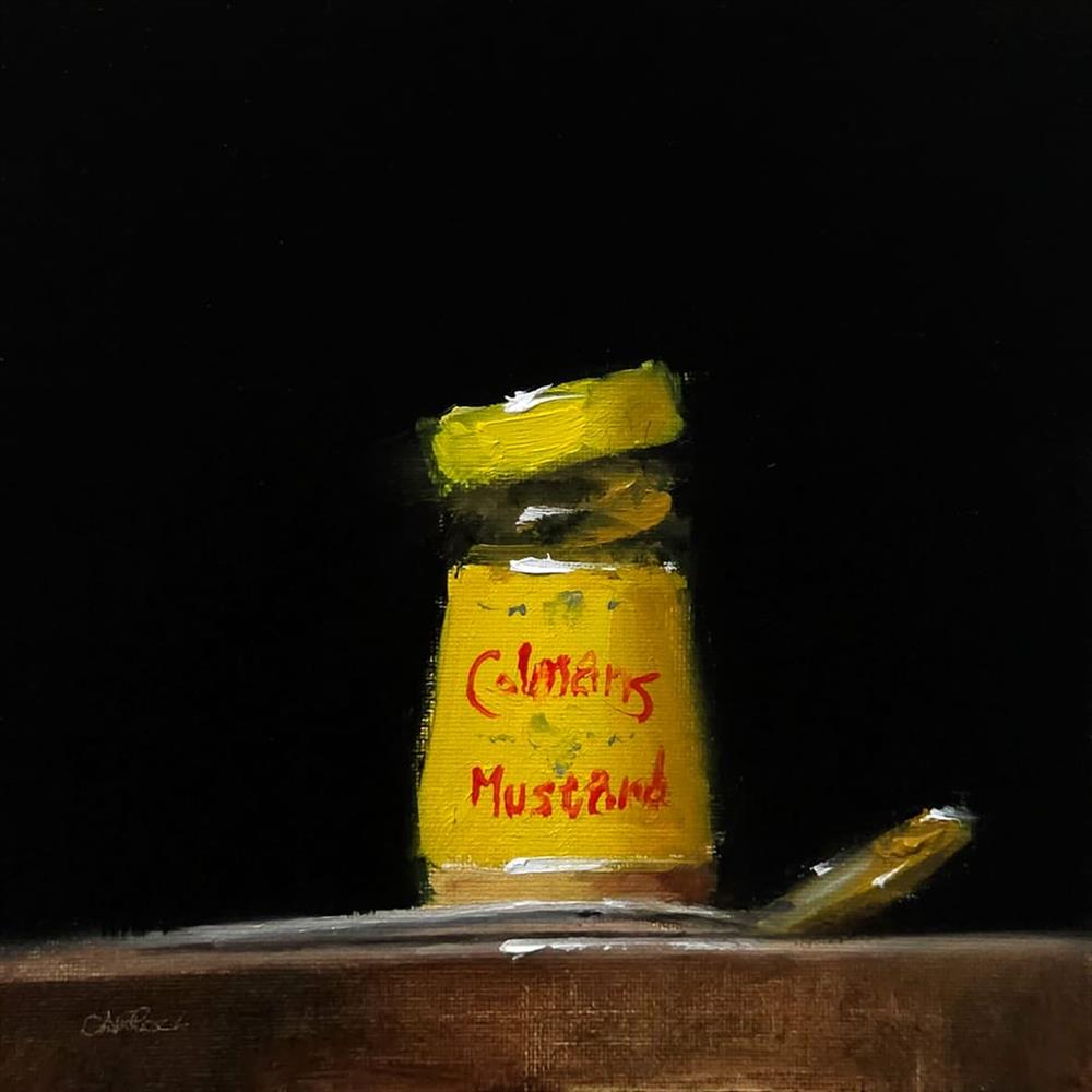 Neil Carroll - 'Mustard And Spoon' - Framed Original Artwork