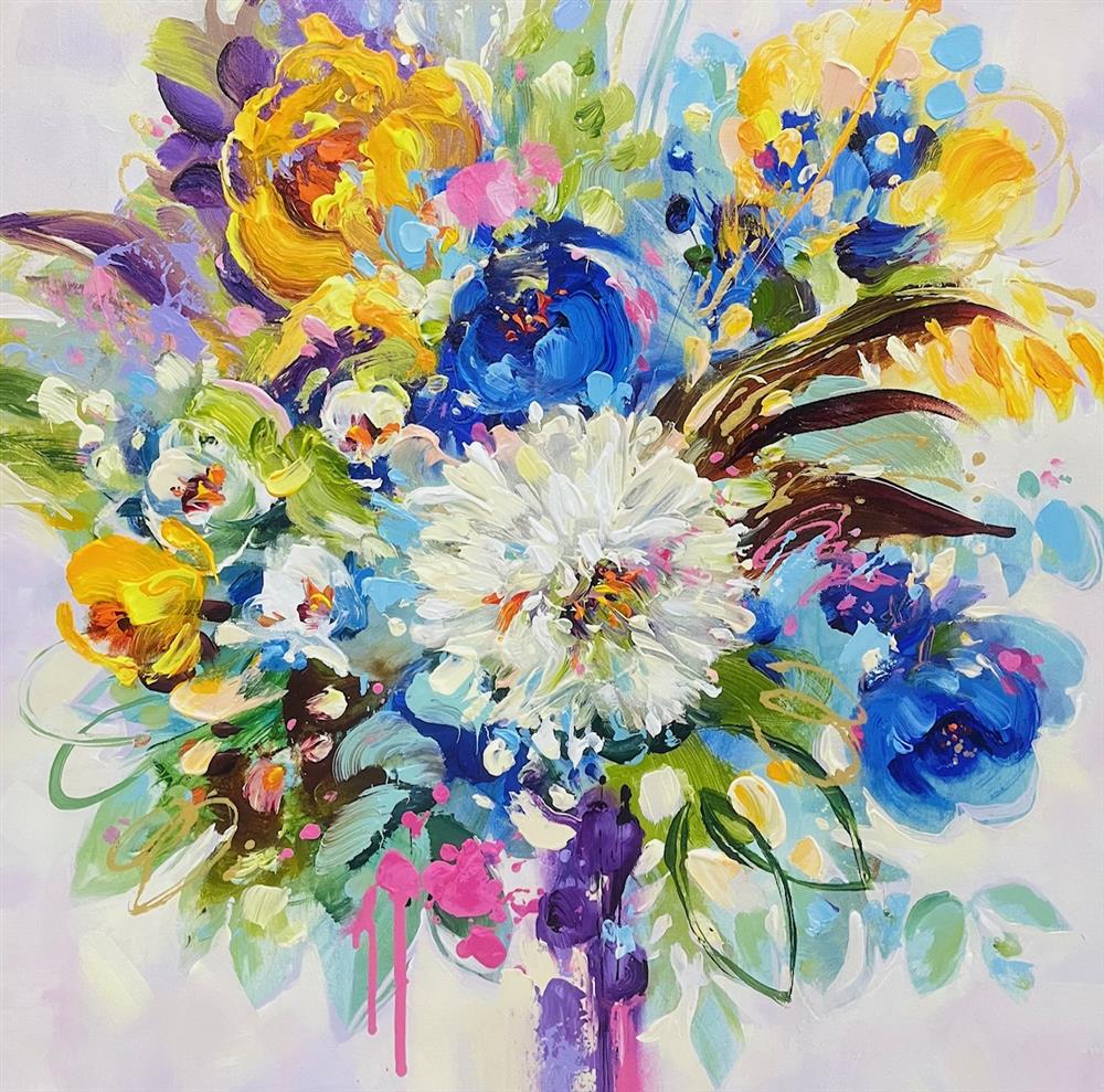 Anna Cher - 'My Devotion' - Framed Original Artwork