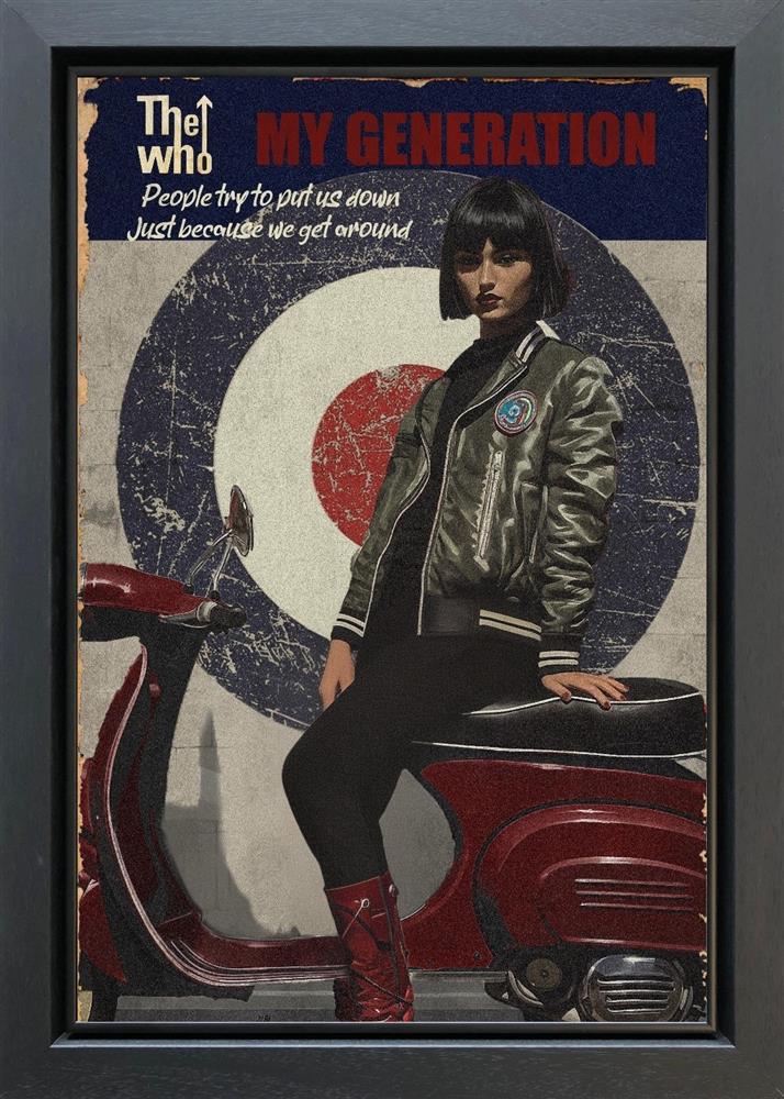 Linda Charles - 'My Generation' - Framed Original Artwork
