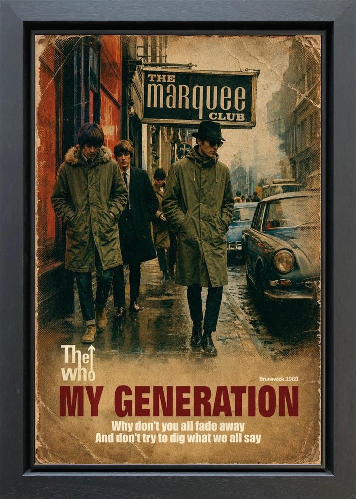 Linda Charles - 'My Generation' - Framed Original Artwork