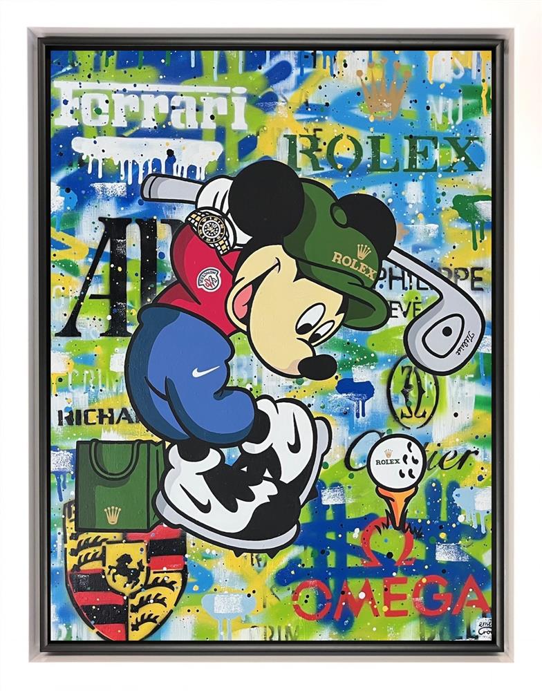 Emily Crook - 'My Mickey' - Framed Original Art