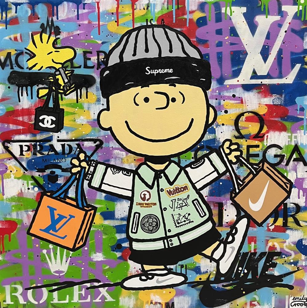 Emily Crook - 'My New Clobber' - Framed Original Art