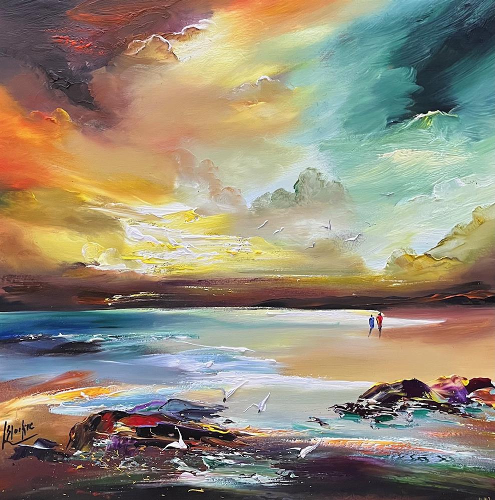 Lillias Blackie -  'Mystic Shoreline' - Framed Original Art