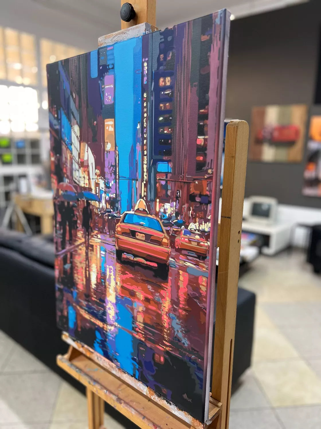 Marco Barberio - 'New York City Rain 14 - 2025' - Original Art