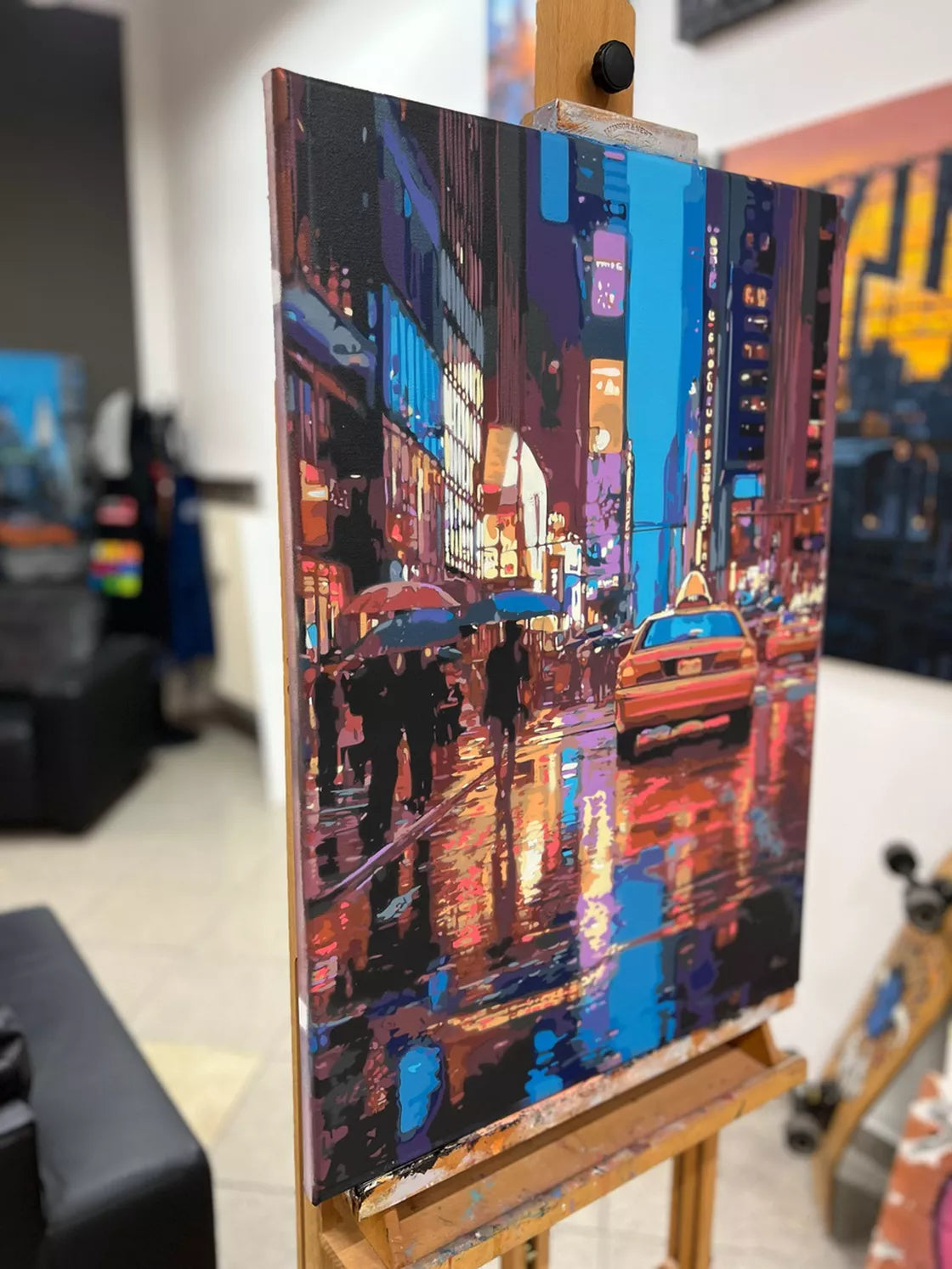 Marco Barberio - 'New York City Rain 14 - 2025' - Original Art