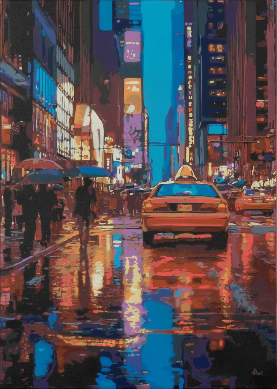 Marco Barberio - 'New York City Rain 14 - 2025' - Original Art