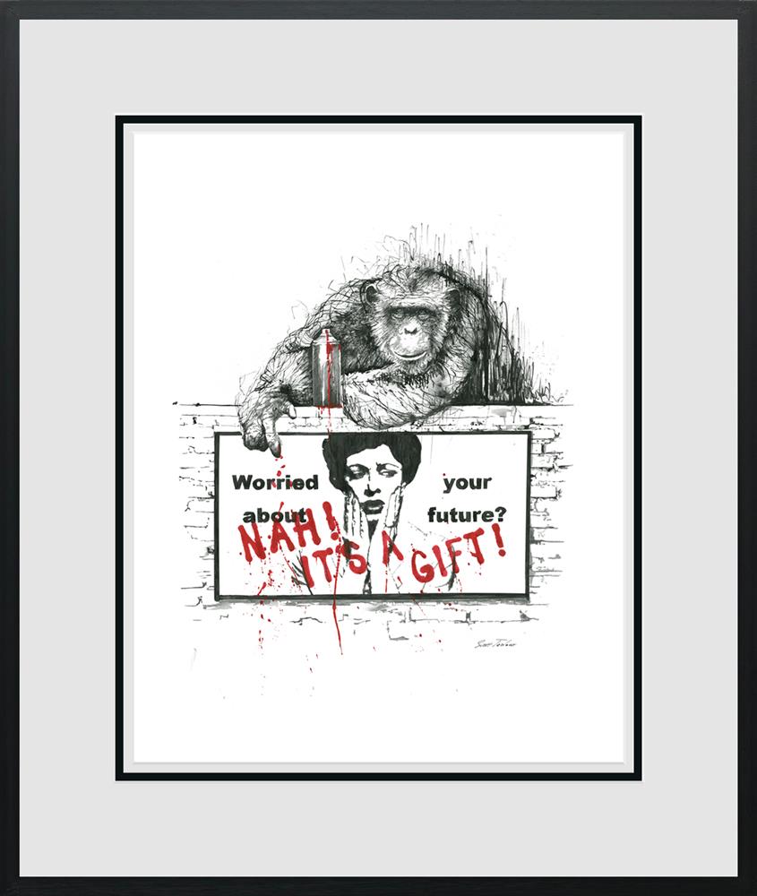 Scott Tetlow - ' Nah! It's A Gift...' - Framed Limited Edition Print